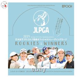 EPOCH JLPGA 2024 ROOKIES & WINNERS Box Packs Golf Official Card Japan Ladies PSL