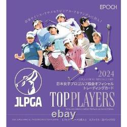 EPOCH JLPGA 2024 TOP PLAYERS Box Japan Ladies Professional Golf Official Card