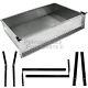 EZGO RXV Golf Cart Aluminum Diamond Plate Utility Cargo Box with Brackets