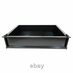 EZGO RXV Golf Cart Black Steel Utility Cargo Box with Brackets