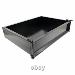 EZGO RXV Golf Cart Black Steel Utility Cargo Box with Brackets