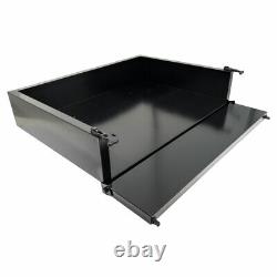 EZGO RXV Golf Cart Black Steel Utility Cargo Box with Brackets