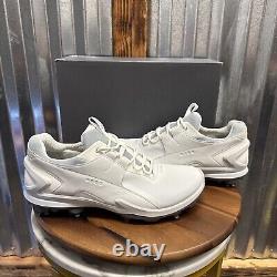 Ecco Biom Tour Golf Shoes Fluidform White Mens Size 11-11.5 EU 45 New In Box