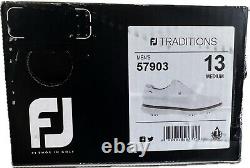 FJ Traditions 57903 Mens Size 13 Medium White (New in Box)