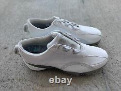 FOOTJOY DRYJOYS Women's BOA Golf Shoes, White, Leather, Sz 9M, 99136, New-wo-Box