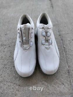 FOOTJOY DRYJOYS Women's BOA Golf Shoes, White, Leather, Sz 9M, 99136, New-wo-Box