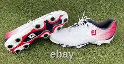 FOOTJOY MENS 11 DNA HELIX Golf Shoes Soft Spike 53317 Red White Blue NEW IN BOX