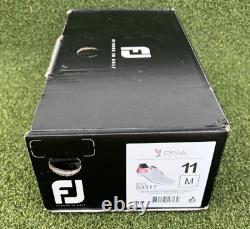 FOOTJOY MENS 11 DNA HELIX Golf Shoes Soft Spike 53317 Red White Blue NEW IN BOX