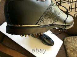 FOOT JOY ICON BLACK GOLF SHOES Style 52008 Size 15M Brand New with Matching Box