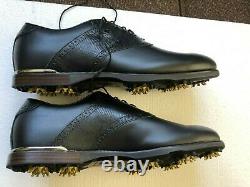 FOOT JOY ICON BLACK GOLF SHOES Style 52008 Size 15M Brand New with Matching Box