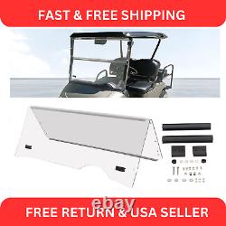Fits EZGO RXV Clear Windshield 2008-UP Folding Style New In Box Golf Cart Part