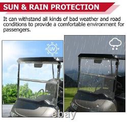Fits EZGO RXV Clear Windshield 2008-UP Folding Style New In Box Golf Cart Part