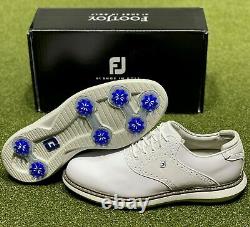 FootJoy 2021 Traditions Golf Shoes 57903 White 12 Medium (D) New in Box