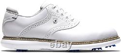 FootJoy 2021 Traditions Golf Shoes 57903 White 12 Medium (D) New in Box