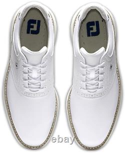 FootJoy 2021 Traditions Golf Shoes 57903 White 12 Medium (D) New in Box