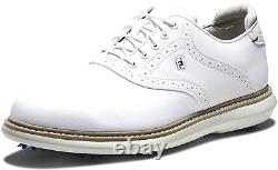 FootJoy 2021 Traditions Golf Shoes 57903 White 12 Medium (D) New in Box