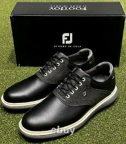FootJoy 2021 Traditions Golf Shoes 57904 Black 9 Medium (D) New in Box #85709