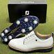 FootJoy DryJoys Premiere Field Golf Shoes 54396 White 10.5 Medium D NEW in Box