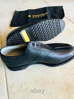 FootJoy Men's Black Spikeless Golf Shoes, size 9.5 E. Brand new in box