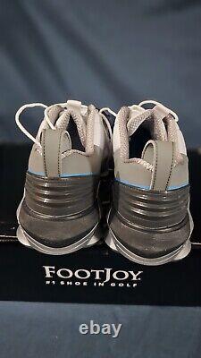 FootJoy Tour Alpha Golf Shoes 55506 White Grey Blue Mens Size 10 M New With Box