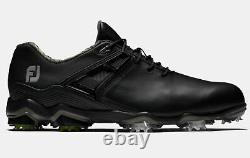 FootJoy Tour X Men's Golf Shoes 55405 Black 9.5 Medium (D) New in Box #83332