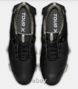 FootJoy Tour X Men's Golf Shoes 55405 Black 9.5 Medium (D) New in Box #83332