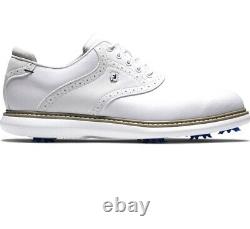 FootJoy Traditions Golf Shoes Style 57903 White 10.5 Medium D New in Box #85685