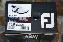 Footjoy Icon 10.5 medium high end golf shoe brand new in box
