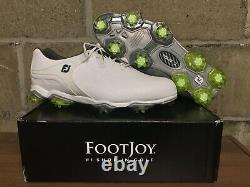 Footjoy Tour-S 55300 White/green Golf Shoes Sz 12 Wide New With Box