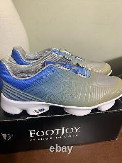 Fooyjoy Hyperflex Mens sz 10 or 11 Blue Grey Golf shoes BOA NEW in BOX 51302