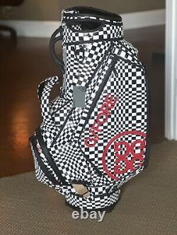 GFORE By Vessel Onyx Distorted Check Staff Bag Disruptive Luxury. New In Box