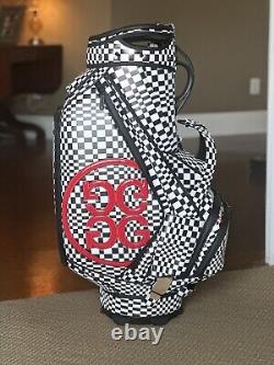 GFORE By Vessel Onyx Distorted Check Staff Bag Disruptive Luxury. New In Box