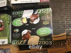 GOLF UPPER DECK sp Authentic/ sp game used FACTORY SEALED BOX lot (6)RARE