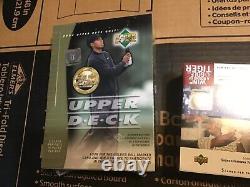 GOLF UPPER DECK sp Authentic/ sp game used FACTORY SEALED BOX lot (6)RARE
