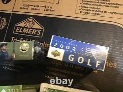 GOLF UPPER DECK sp Authentic/ sp game used FACTORY SEALED BOX lot (6)RARE