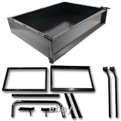 GTW Steel Cargo Box Kit for Club Car Precedent (04-Up) Golf Cart Models
