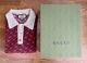 GUCCI Silk Cotton Short Sleeves Logo Luxury Golf Polo New without Tags + Box
