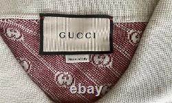 GUCCI Silk Cotton Short Sleeves Logo Luxury Golf Polo New without Tags + Box