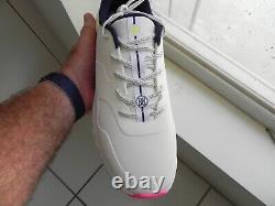 G/FORE G4 MG4+ Golf Shoes US 11.5 SIZE White Yellow trim SNO New in Box