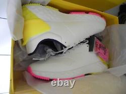 G/FORE G4 MG4+ Golf Shoes US 11.5 SIZE White Yellow trim SNO New in Box
