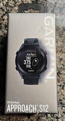 Garmin Approach S12 GPS Golf Watch 010-02472-00 Brand NEW IN BOX