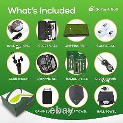 Gift Box Ultimate Golf Kit Essentials for Men & Women, Premium Golfing Acce