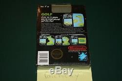 Golf (Nintendo NES) NEW SEALED BLACK BOX, EARLY PRINT CIRCLE SEAL, SUPER RARE
