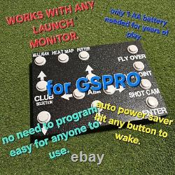 Golf Simulator Wireless Control Box Gspro Edition (GREEN BOX WHITE BUTTONS)