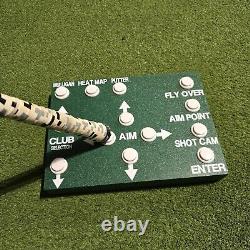 Golf Simulator Wireless Control Box Gspro Edition (GREEN BOX WHITE BUTTONS)