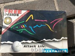 Greg Norman Shark Attack life vintage golf balls brand new in box