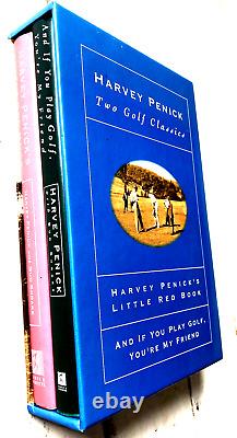 Harvey Penick Two Golf Classics Hardcover 1992-93 Box Set Auto-pen SIGNED Copy