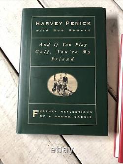 Harvey Penick Two Golf Classics Hardcover 1992-93 Box Set Auto-pen SIGNED Copy