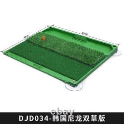 Indoor Golf Pad with Tee Box Golf Swing Trainer Tasteless Soft Rubber Bottom