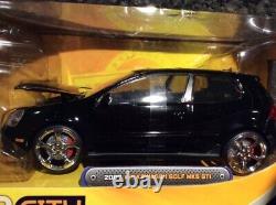 Jada 1/24 Dub City 2007 Vw Golf Mk5 Gti- Ultra Rare Black New In The Box